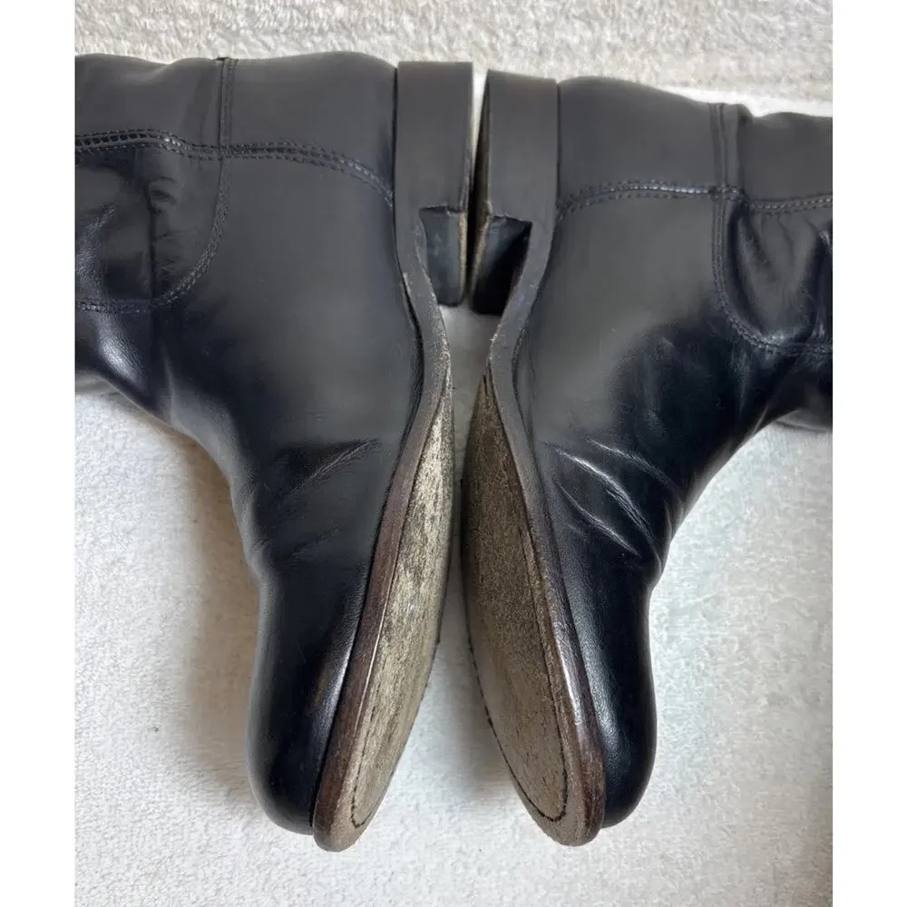 Frye Melissa Button #77167 Leather Equestrian Riding Biker Womens Boots 7.5 B